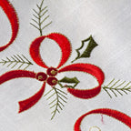 Τραπεζοκαρέ χριστουγεννιάτικο Luxury Home 90X90 Flower